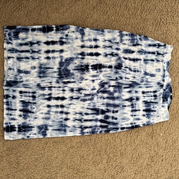 Lauren Ralph Lauren Blue Tie Dye Skirt Size M - Picture 8 of 11
